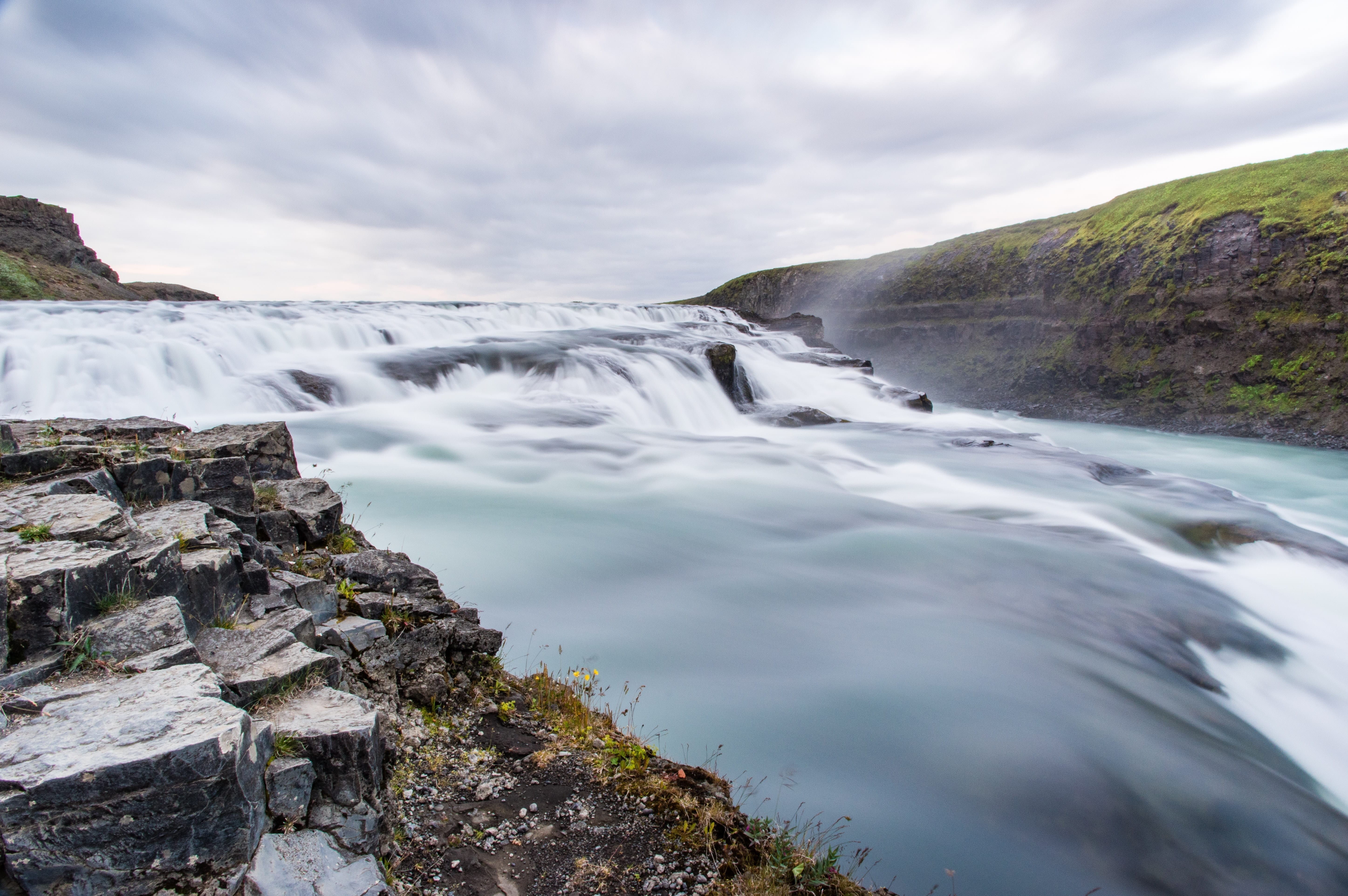 Gullfoss Golden Fall